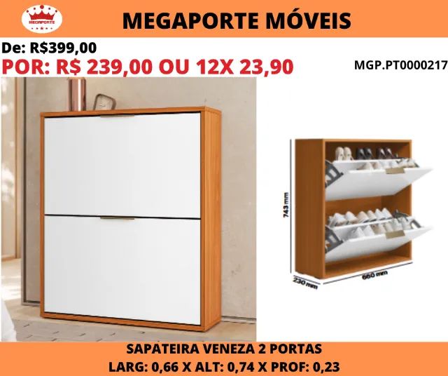 SAPATEIRA 02 PORTAS 