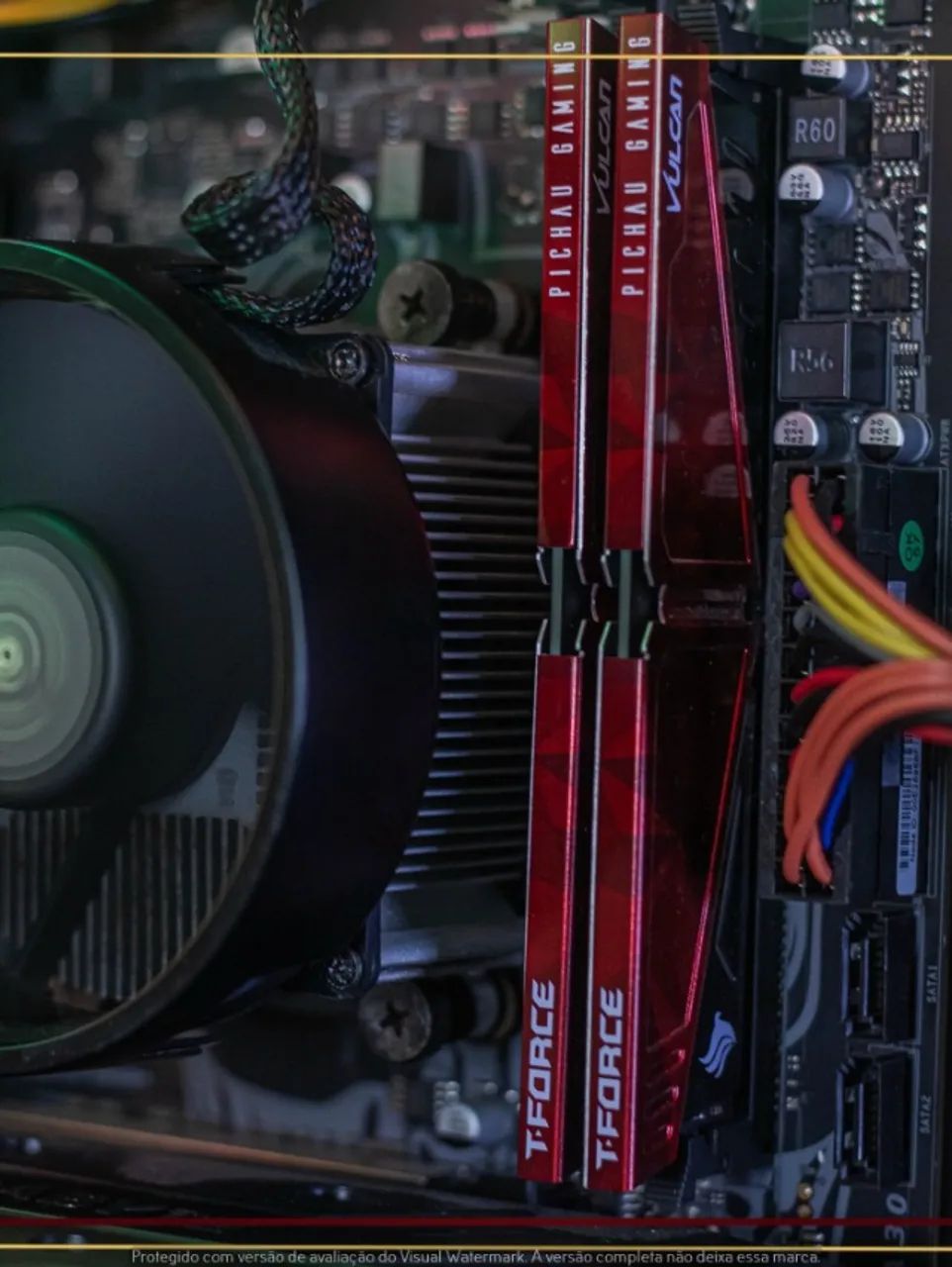 Computador Gamer Ryzen 5 5500, 16gb, 512gb NVMe, GTX 1660 Super, Fonte 500W, Gab. TGT - Foto 4