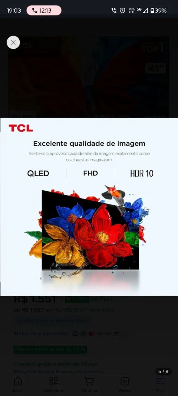 Tv 43 tcl smart  - Foto 3