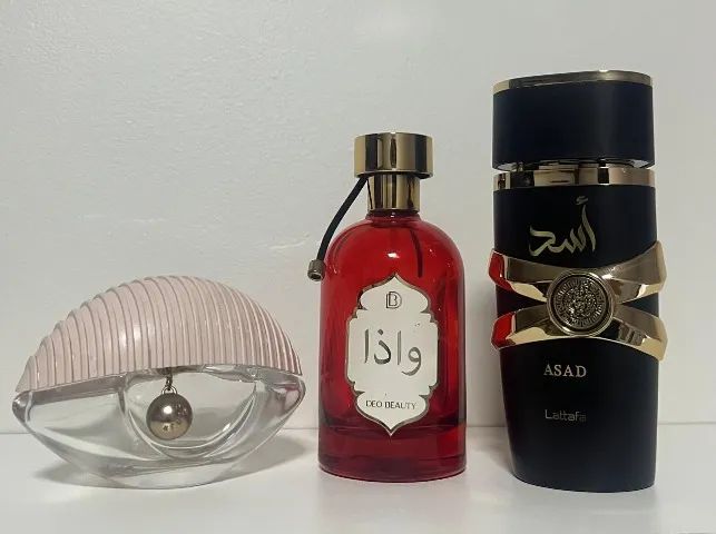 3 PERFUMES FEMININOS VAZIOS 