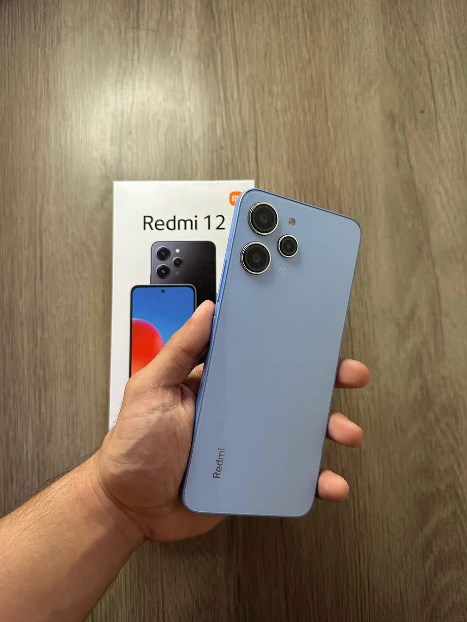 Redmi 12 Azul Conservado, Completo e com Caixa