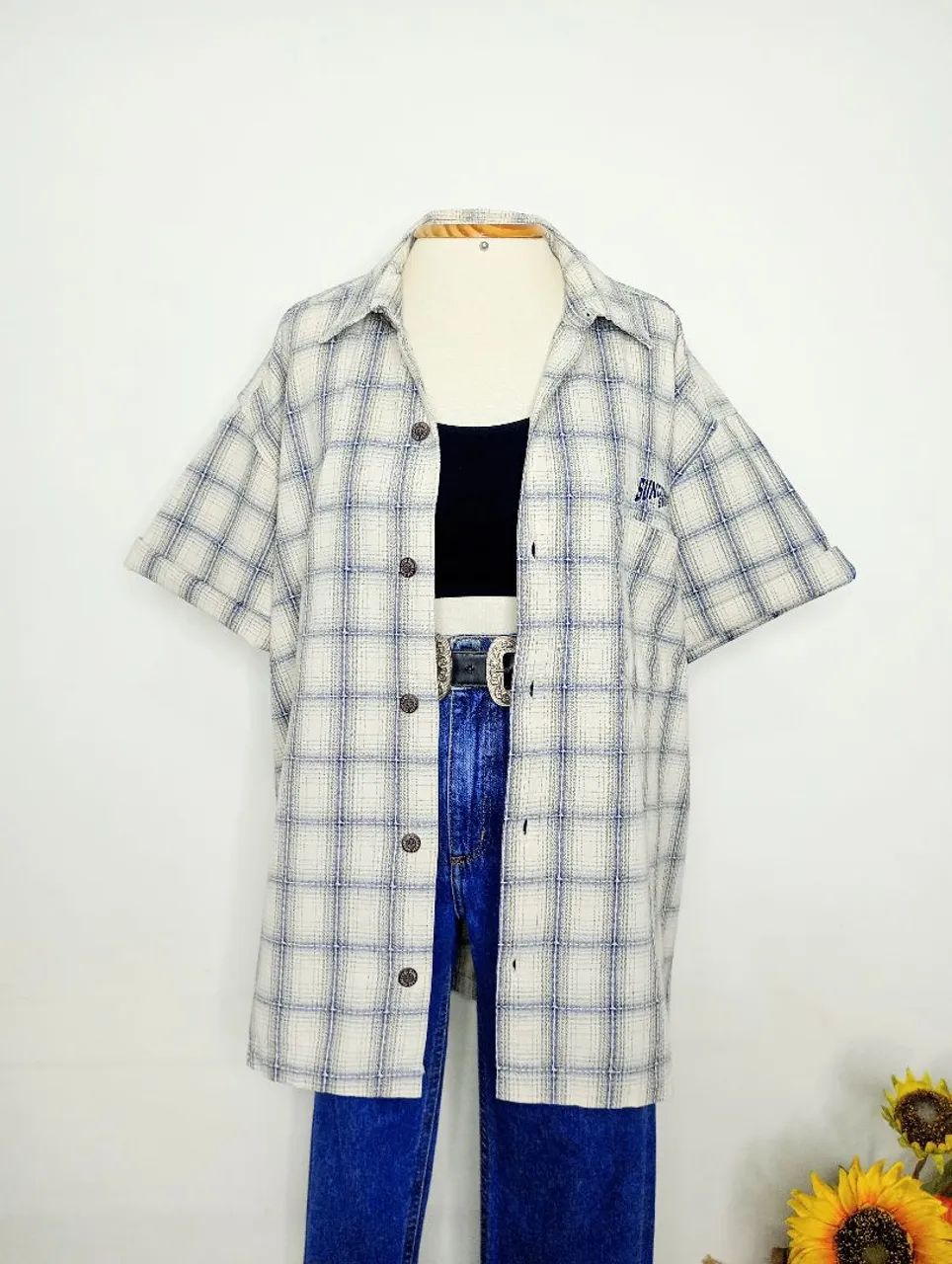 Camisa Vintage Surf 100% Algodão Tamanho M G 