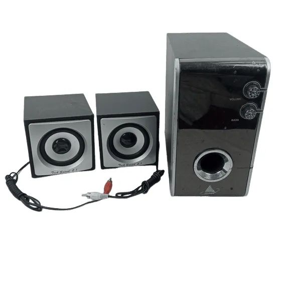 CONJUNTO DE CAIXAS DE SOM + SUBWOOFER - USADO 