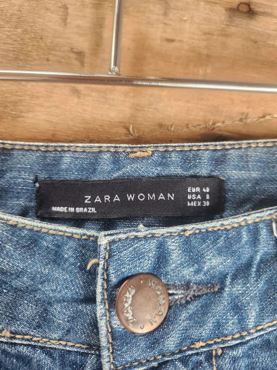 Bermuda jeans zara 40 - Foto 3