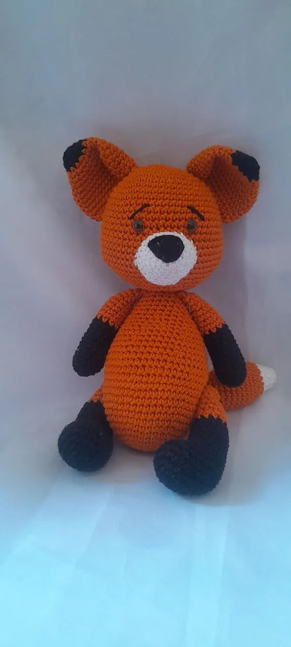 Raposa em Crochê amigurumi 
