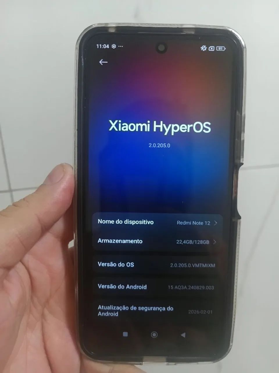 Xiaomi note 12, 128g, perfeito estado e procedência. - Foto 3