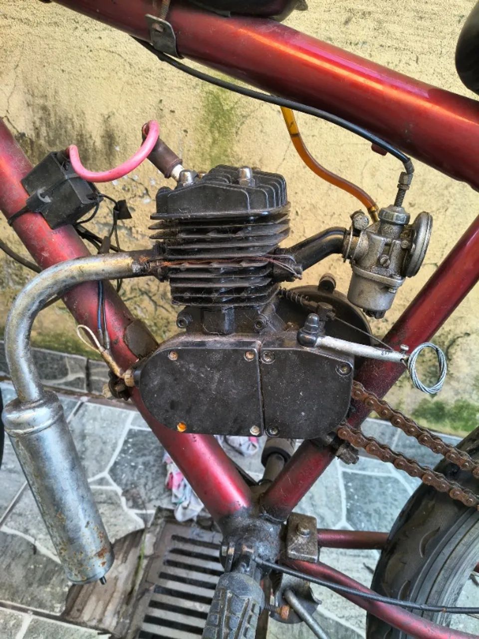 Motorizada 80cc aro 26 só colocar gasolina e rodar  - Foto 5