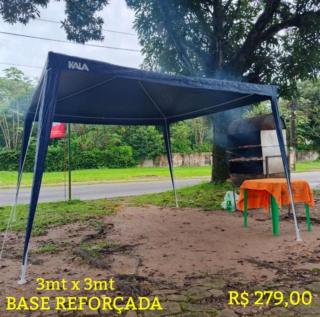 Tenda BASE REFORÇADA 3mt x 3mt 