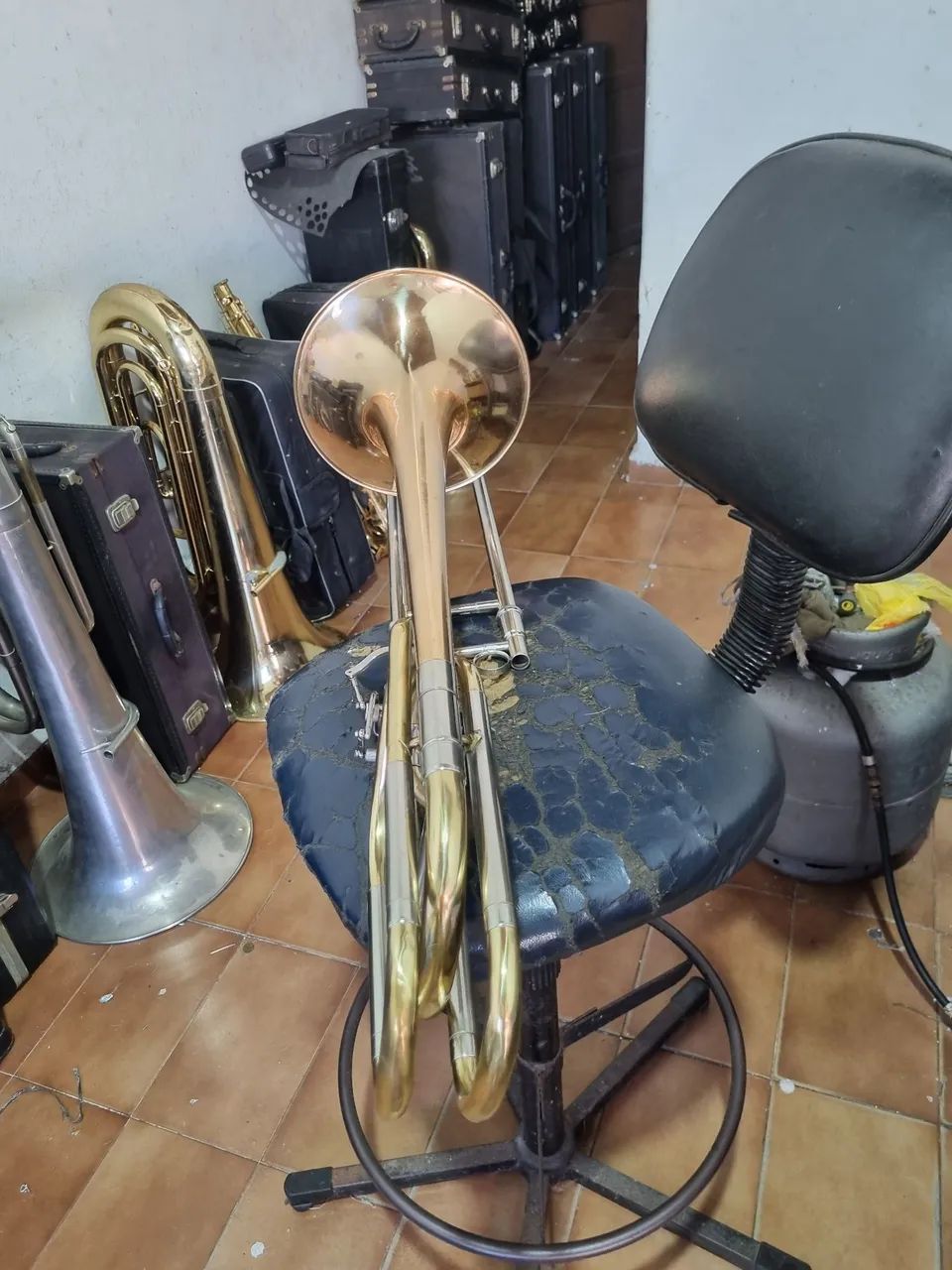 Trombone de vara  baixo Quasar  - Foto 3