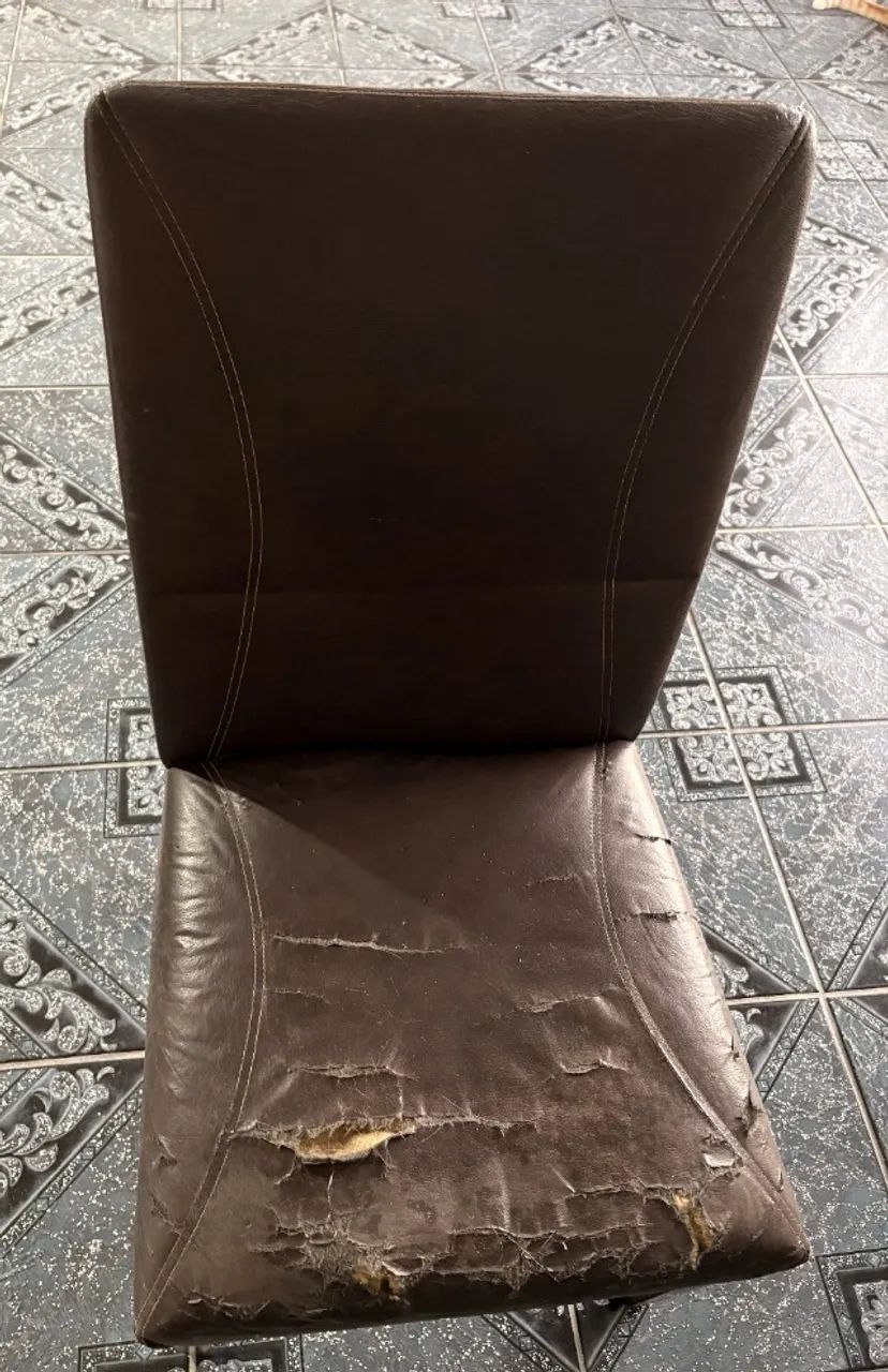 Mesa de jantar Aço com madeira 5 lugares - Foto 4