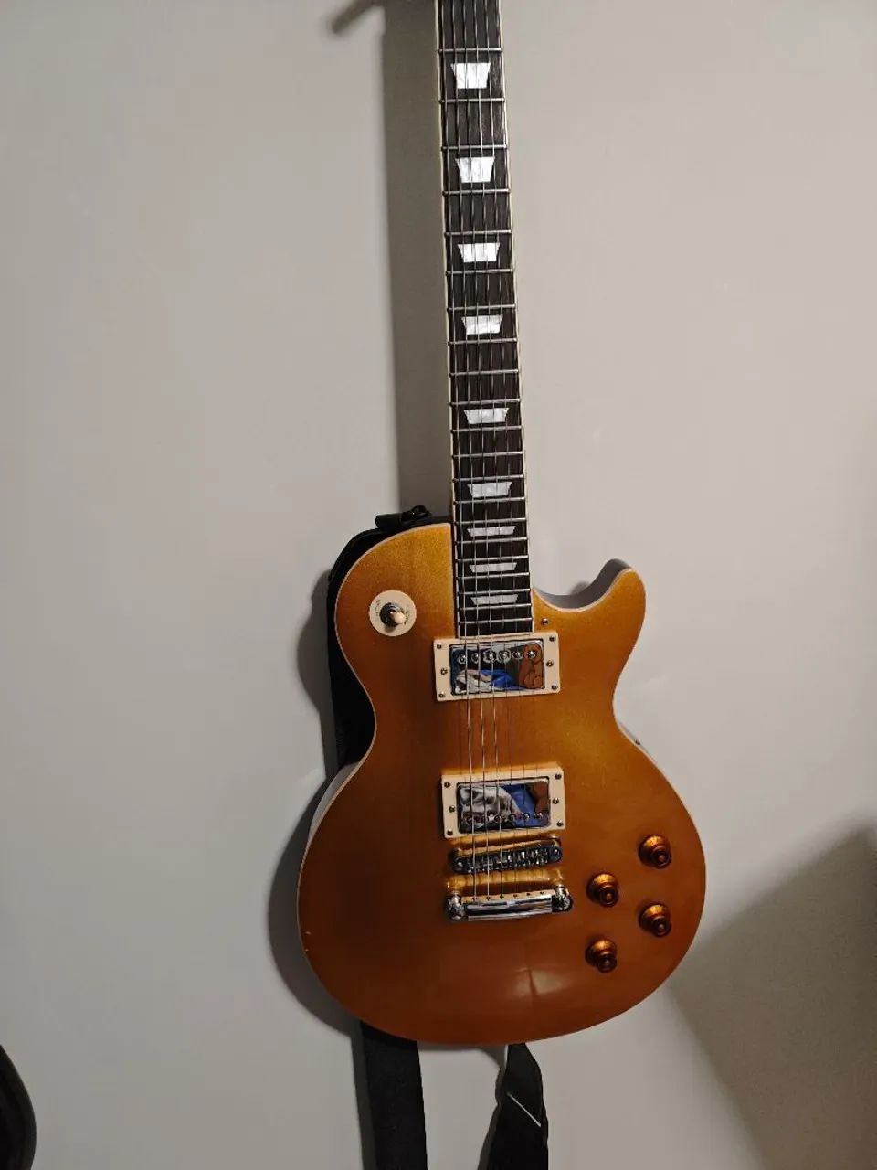 Violão Michael gm750n GD Goldtop + kit