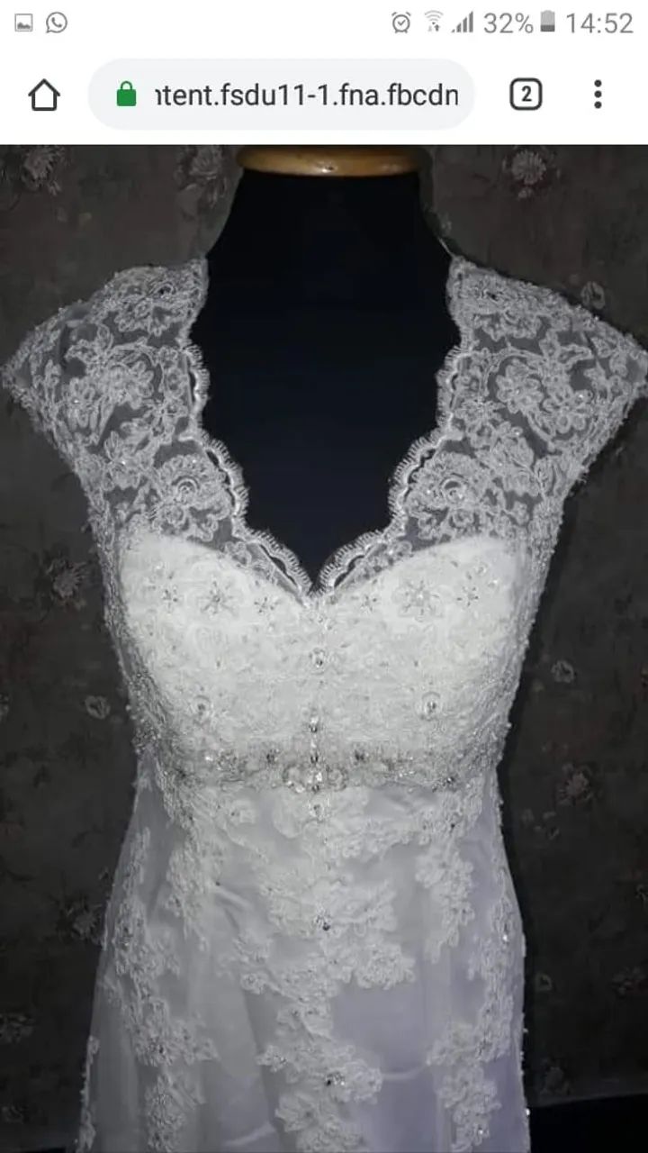 Vestido de Noiva R$ 3.000,00 - Foto 4