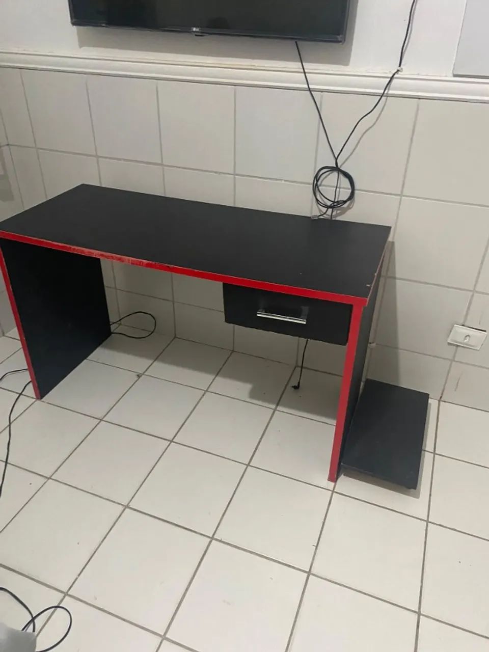 Mesa gamer para computador com suporte de Desktop
