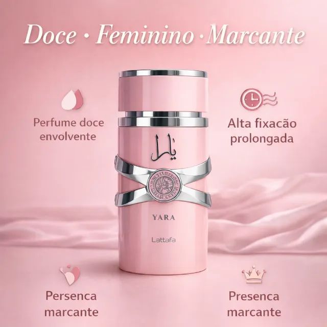 Lattafa Yara Eau de Parfum Feminino 100ml - Original - Foto 2