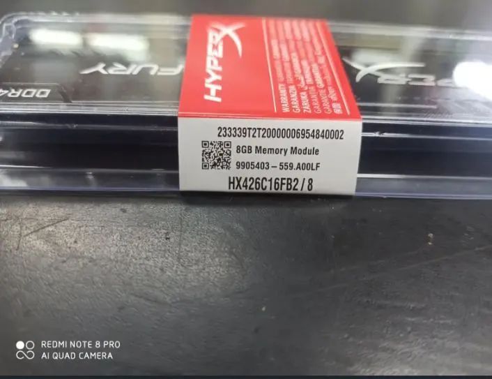 Memória RAM DDR4 FURY 2666Htz (8+8)16gb - Foto 2