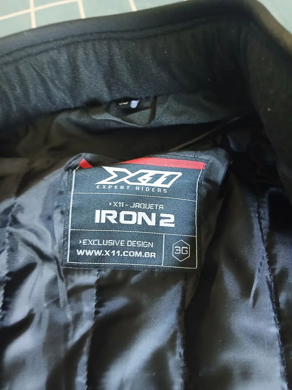 Jaqueta X11 Iron 2 Preta - Tamanho 3G - Excelente Estado - Foto 6