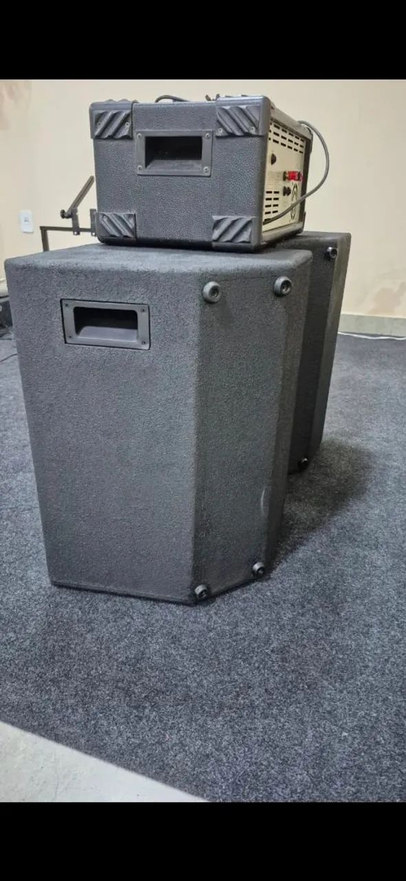 2 caixas ( Driver Dti 220 jbl e falante JBl 15 polegadas com Cabecote 8 canais - Foto 4