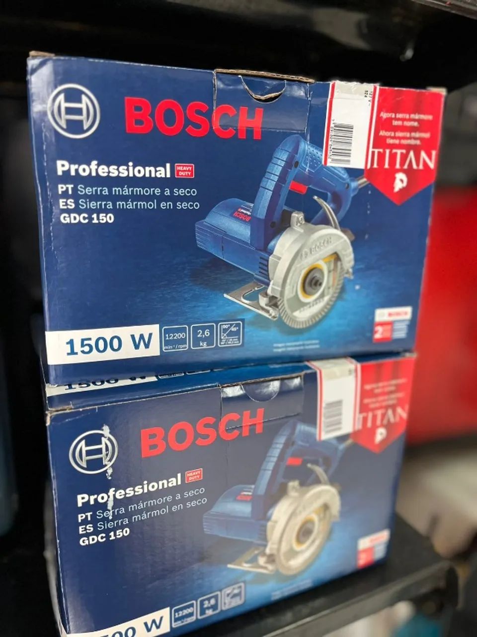 Serra Marmore Profissional Bosch Titan 1500w Gdc150