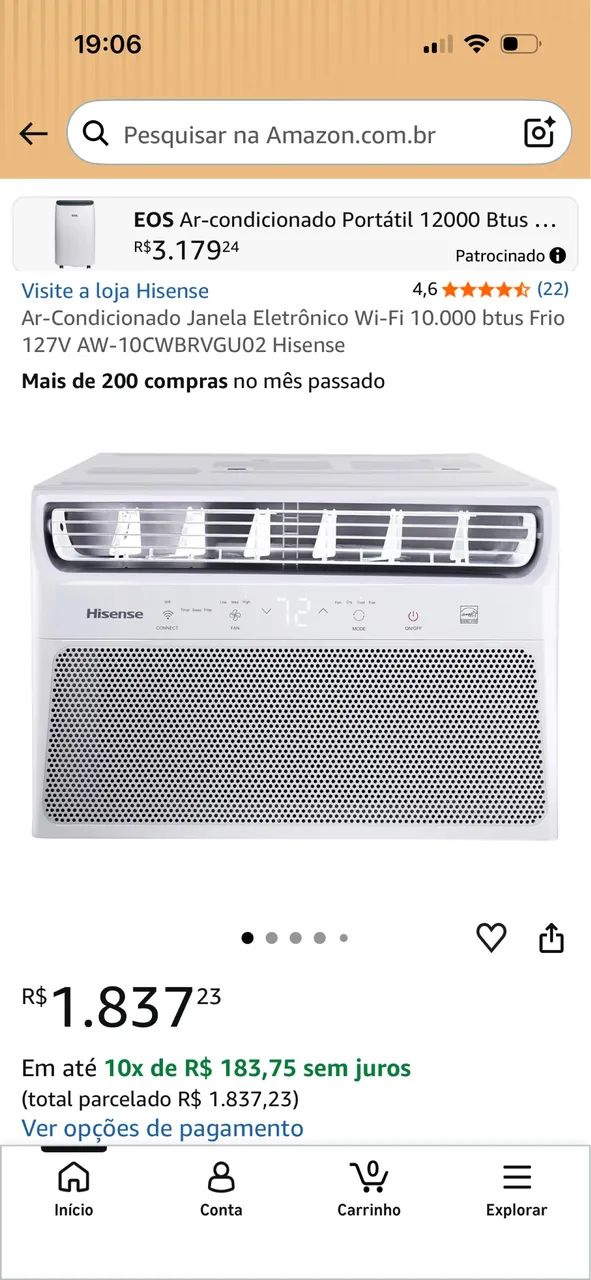 Ar condicionado Janela 