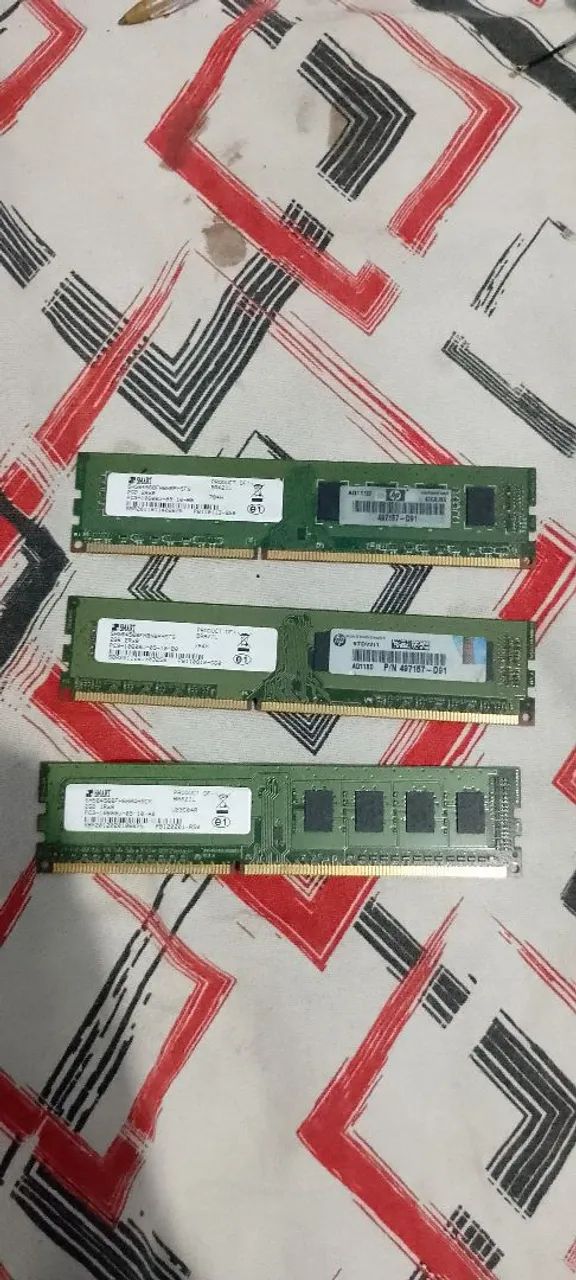 Memória ram DDR3 pc3 2gb