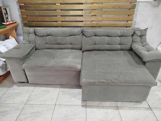 Sofá 4 Lugares Confortável - Ótimo Estado - Foto 3
