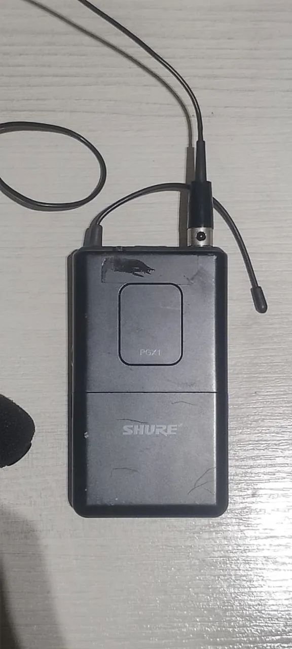 Microfone headset Shure PG30 + Transmissor Shure PGX1 + Receptor Shure PGX4 Wireless - Foto 2