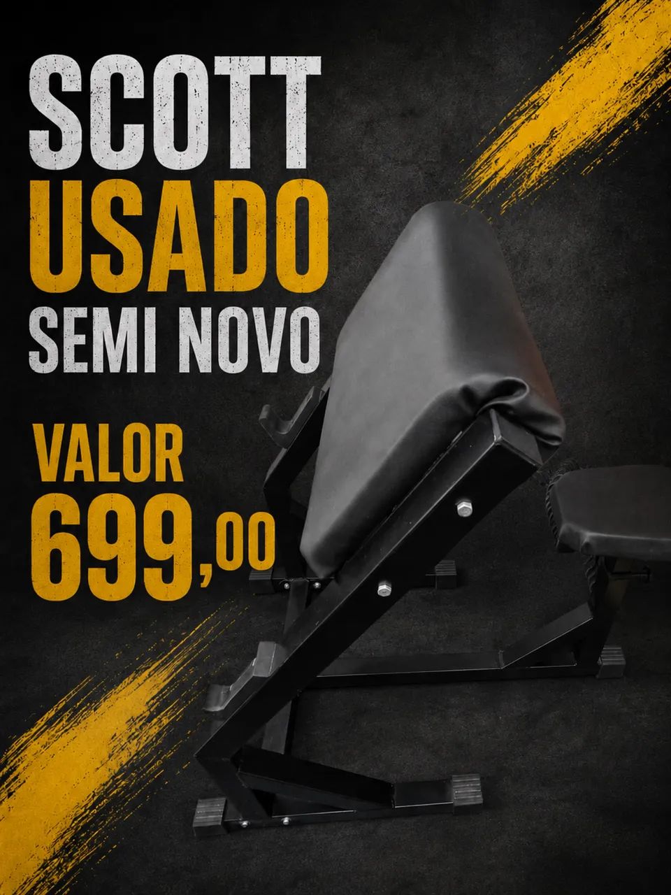Banco scott usado semi novo 