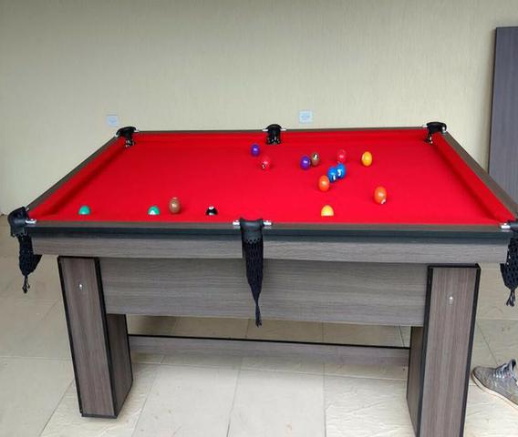 Mesa de Redinha Cor Dakar Tecido Vermelha Mod. LBNW7316
