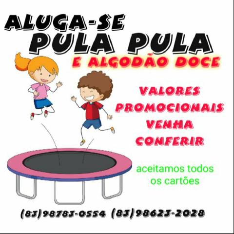 Aluga-se pula pula .preços promocionais. zap *