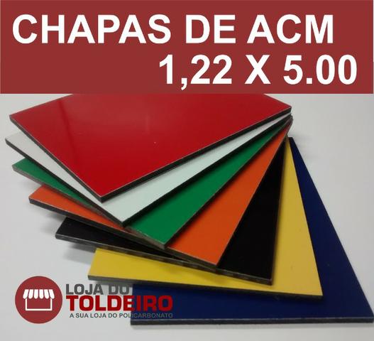 Chapas de ACM - 1,22 X 5,00