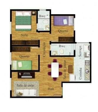 Venda apartamento 3 quartos suíte guatupe São José dos pinhais - Foto 4
