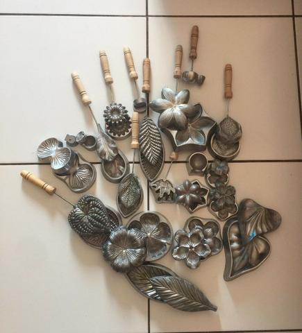 Forma em alumínio para flores de EVA
