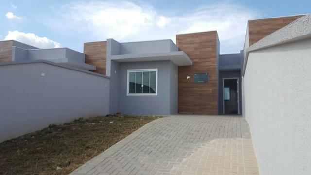 Casas novas 2 dormitorios financiamento minha casa minha vida entrada facilitada - Foto 2