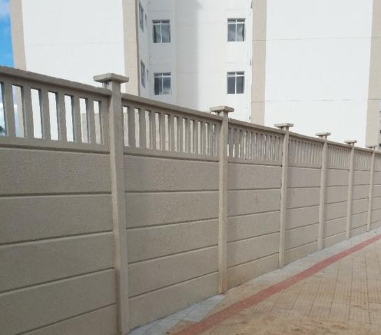Muro pré-moldado, chapéu de muro premoldado, casa prefabricada - Foto 2