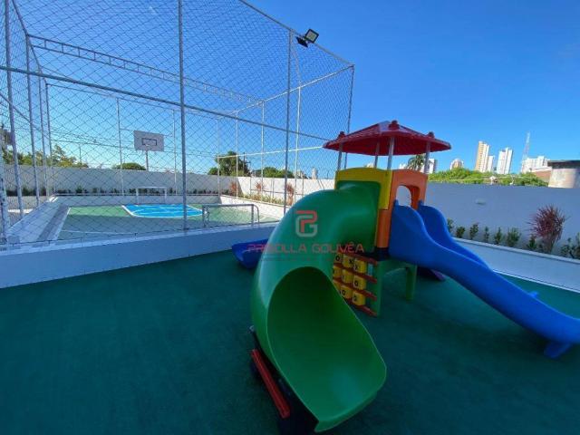 Apartamento novo, 2 quartos, andar alto, varanda gourmet e 2 vagas de garagem - Foto 3