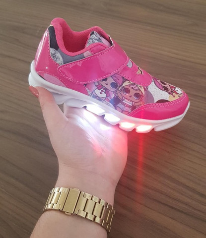 tênis de led da lol