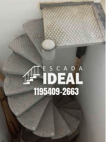 Escadas pré moldada em concreto aparente - Foto 3