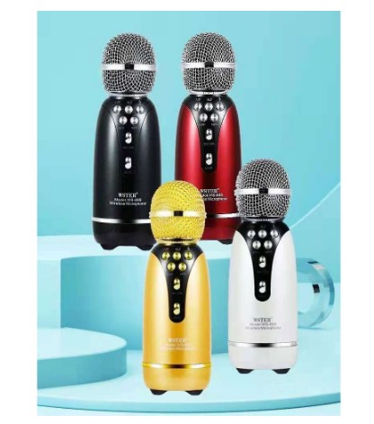 Microfone Karaoke Bluetooth Sem Fio Caixa de som  - Foto 5