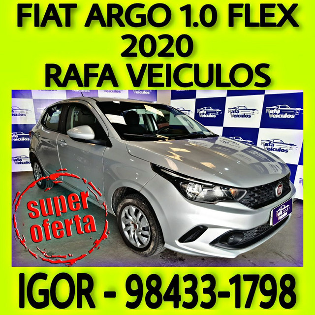 FIAT ARGO DRIVE 1.0 FLEX 2020 EM OFERTA NA RAFA VEICULOS XXG*