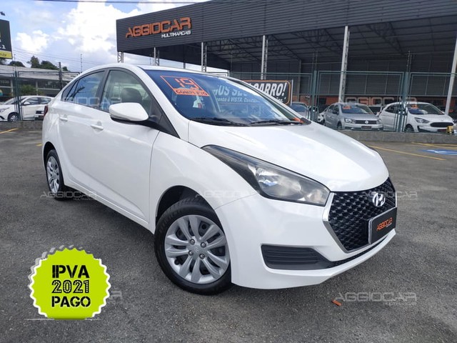 HYUNDAI HB20S 1.6 COMFORT PLUS 16V FLEX 4P MANUAL  FLEX  2019/2019 BRANCO 44957 KM