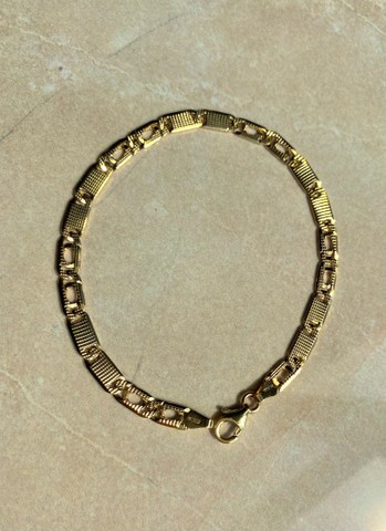 Pulseira Italiana em Ouro 18k Raridade  - Foto 5
