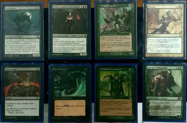 Deck Preto/verde Magic The Gathering ( várias edições) - Foto 2