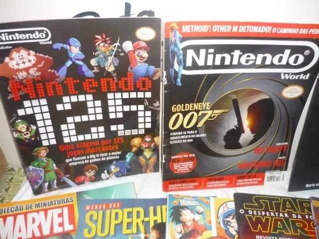 Revistas Star Wars, Nintendo,e Outras Lote Com 10 Leia Descrição