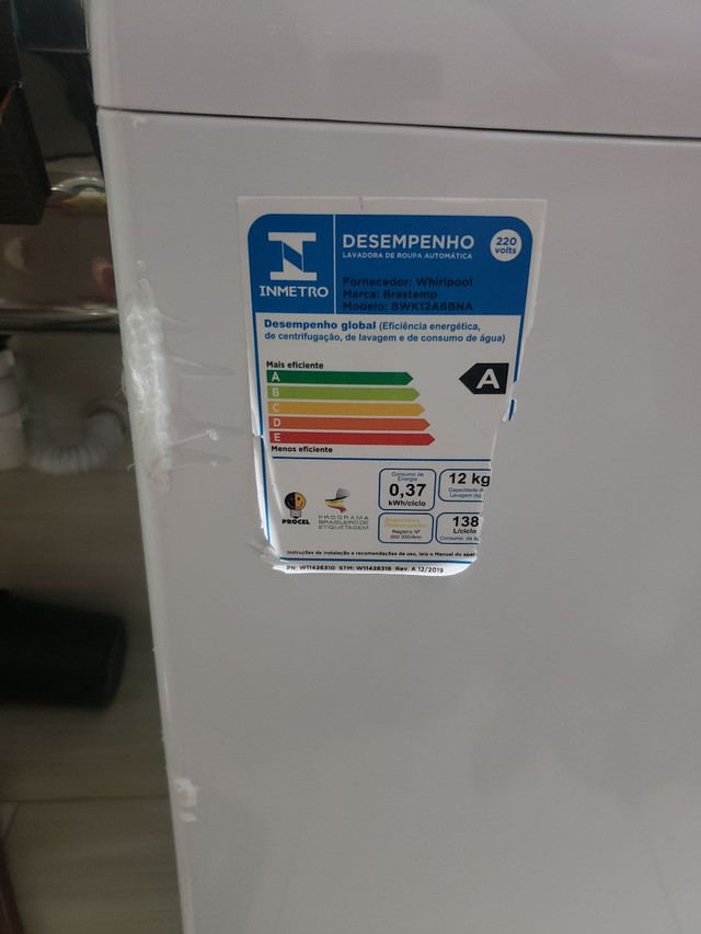 Máquina de Lavar Brastemp 12kg