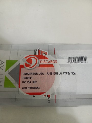 Vga F Video M Extender Para F Lan Cat5 Cat5e Cat6 Rj45 - Foto 5