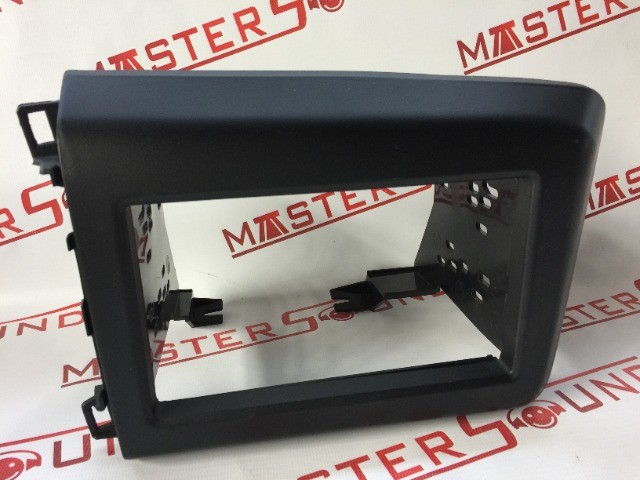 moldura 2din 9'' para honda civic 2012 a 2016 preta  - Foto 3