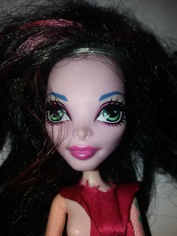 Boneca Antiga Monster High Clawdeen Wolf Roupa Original Mattel