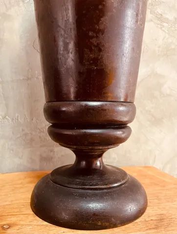 Pilão antigo em madeira de lei - Foto 3