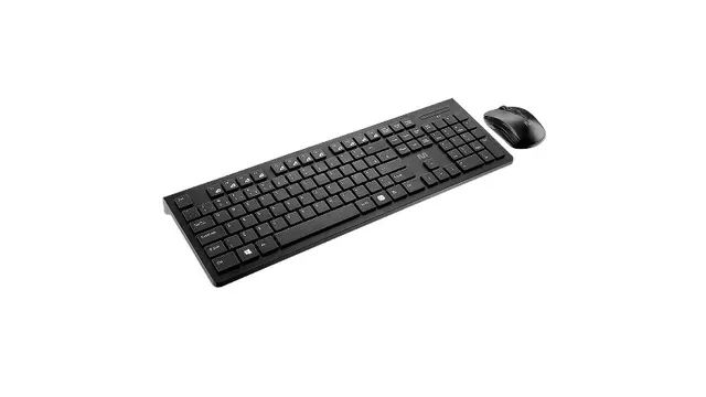 Kit Teclado e Mouse Sem Fio Conforto Multimídia Conexão USB 1200dpi Teclas Chocolate Preto - Foto 2