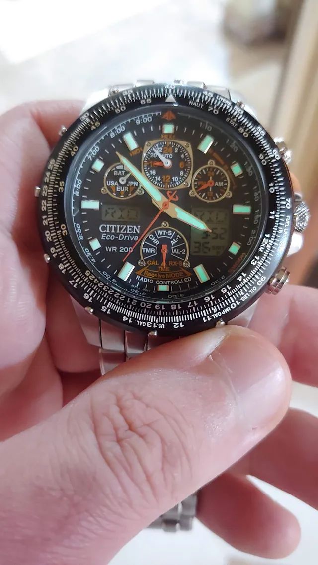 Relógio citizen promaster eco drive skyhawk jy0000-53e - Foto 2